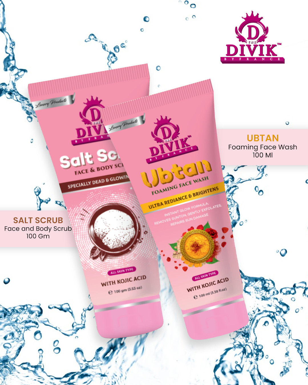 Salt Scurb + Ubtan Face Wash